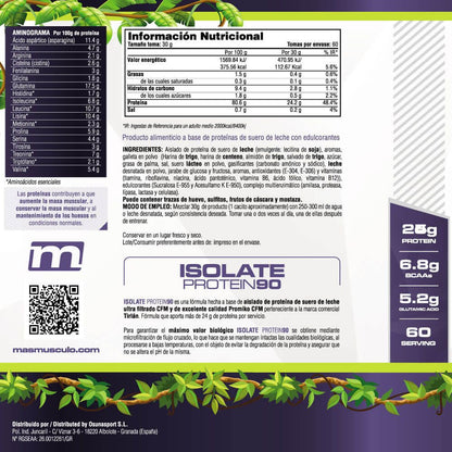 Isolate 90 Cfm - 1,8 Kg - Jurassic White Choc - Aumenta La Masa Muscular - Masmusculo_5