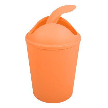 Cubo De Basura  ako 5,5l Con Tapa Abatible Naranja_1