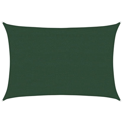 Vidaxl Toldo De Vela Verde Oscuro Hdpe 160 G/m² 4x5 M_0