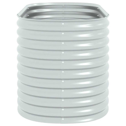 Arriate De Acero Galvanizado Plateado 160x80x81 Cm_4
