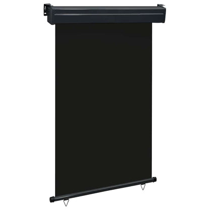 Vidaxl Toldo Lateral De Balcón Negro 125x250 Cm_0