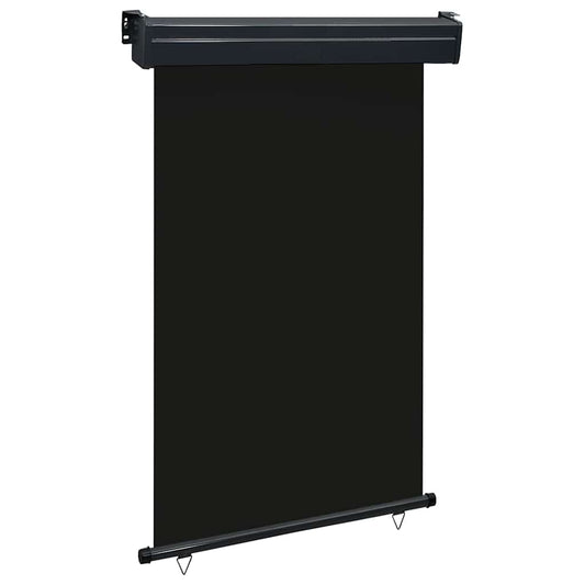 Vidaxl Toldo Lateral De Balcón Negro 125x250 Cm_0