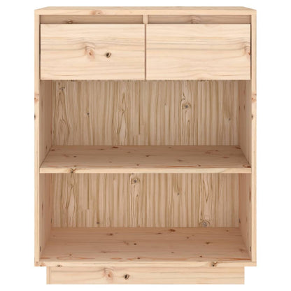Mesa Consola De Madera Maciza De Pino 60x34x75 Cm / Vetonek_0