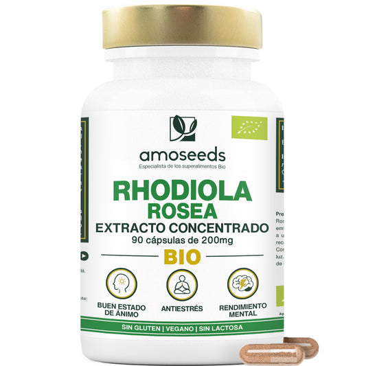 Rhodiola Rosea Bio, Extracto Concentrado | 90 Cápsulas_0
