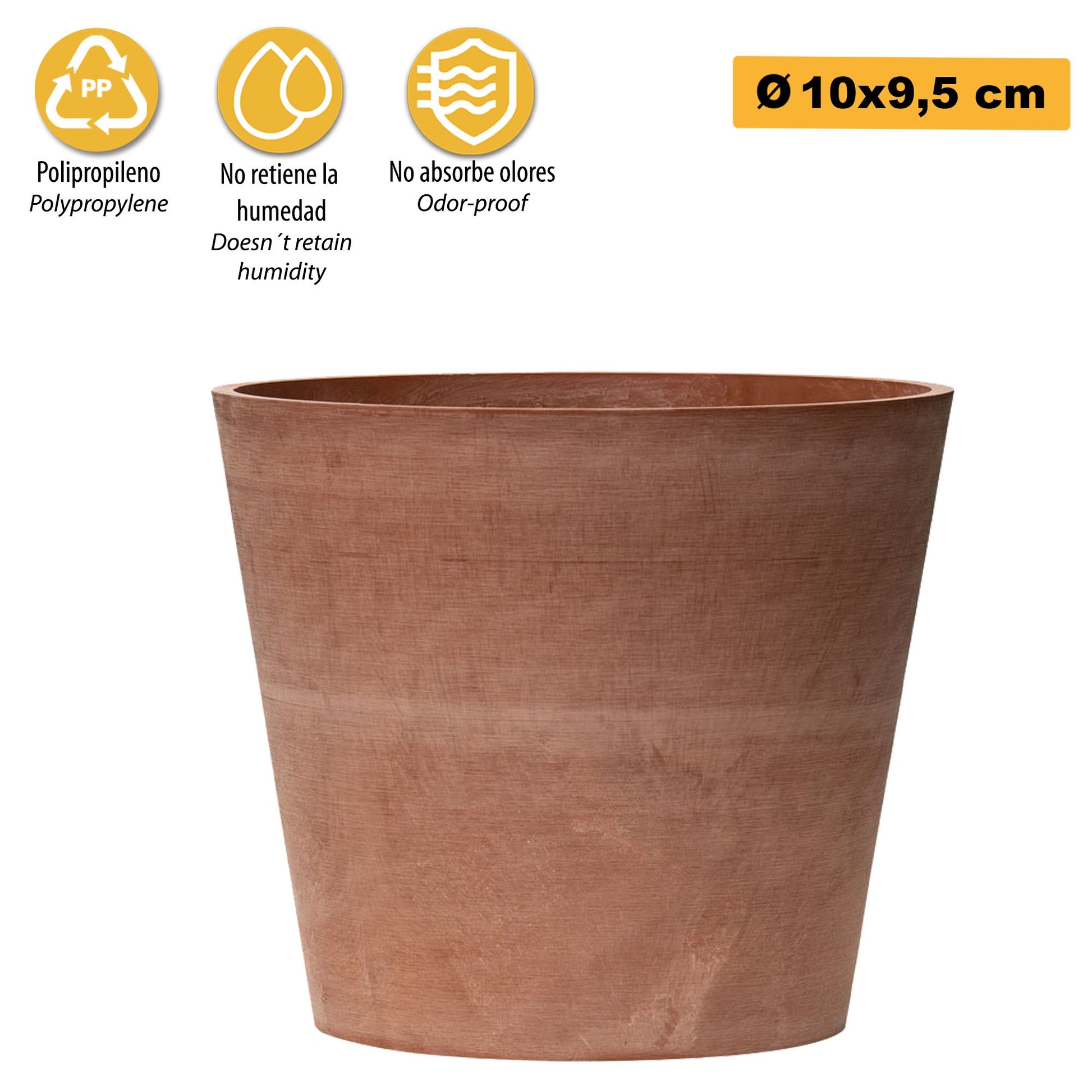 Maceta Tipo Cono Truncado Ø 10 Cm_2