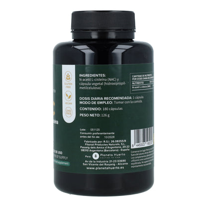 NAC 600mg Planeta Huerto 180 cápsulas
