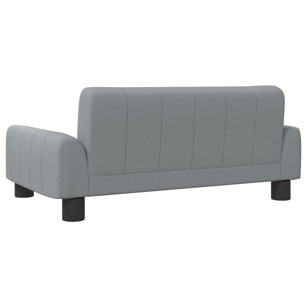 Cama Para Perros De Tela Gris Claro 70x45x30 Cm / Vetonek_3