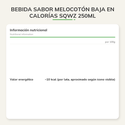 Información nutricional