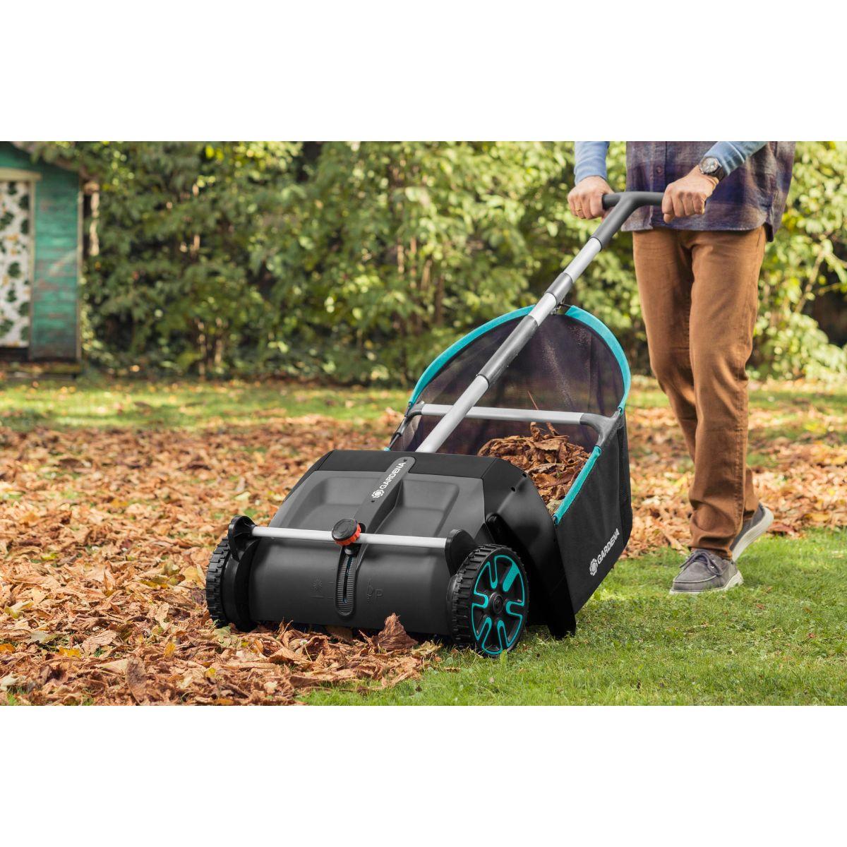 Recogedor de hojas manual con ruedas Gardena (reacondicionado)