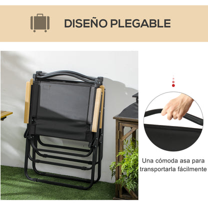 Outsunny Pack De 2 Sillas Plegable De Camping_4
