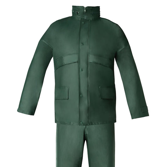 Traje De Agua Impermeable Verde Poliuretano Talla 7-l_0