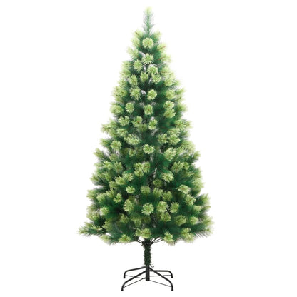 Vidaxl Árbol De Navidad Artificial Con Bisagras 300 Leds 240 Cm_3