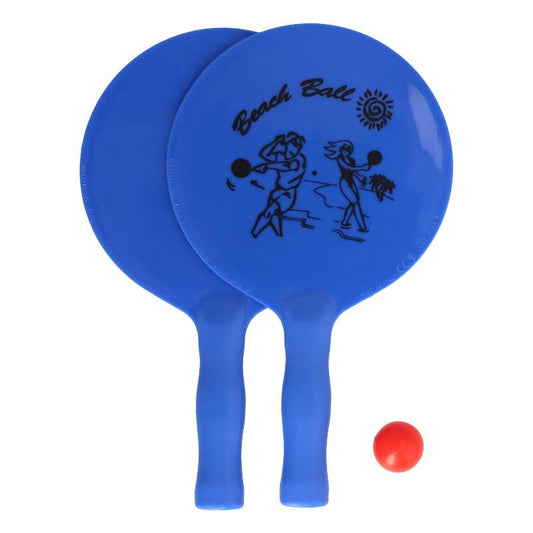 Raquetas Palas Playa Con Pelota Ø 22,5 Cm. X 38,5 (alt.) Cm. Resistente Al Agua Y Al Sol. Raqueta De Playa, Palas Playa._0