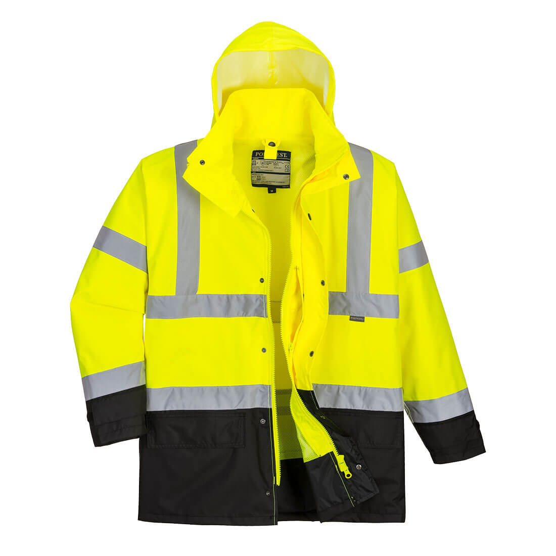 Parka 5 En 1 De Alta Visibilidad Contrast Executive / S / Amarillo-gris_2