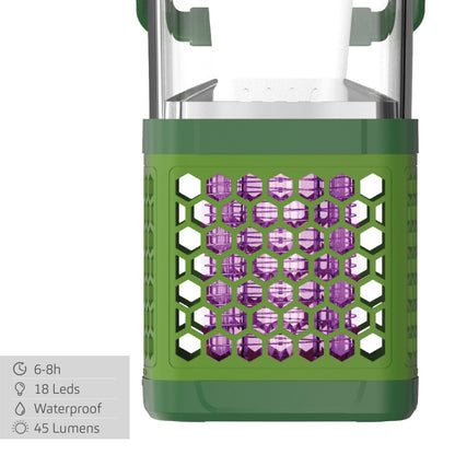 Lámpara Solar Antimosquitos Led 2 En 1 Portátil C/cable Aktive_4