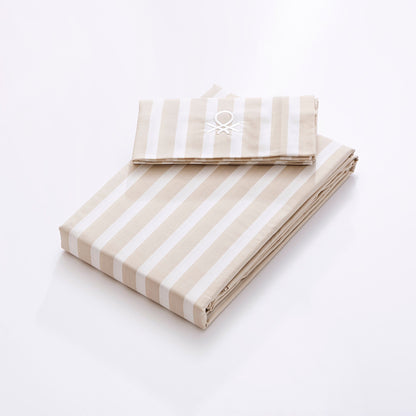 Set De Sabanas 4pcs Cama Doble Plus: Sabana Encimera (230x270cm) + Sabana Bajera (150x200+28cm) + 2 Fundas De Almohada (2x45x80cm) 144tc 100% Algodon_1