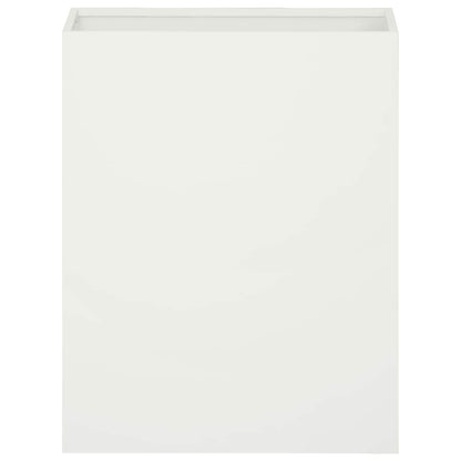 Macetero De Jardín 2 Uds. Blanco 40 X 20 X 50 Cm_3