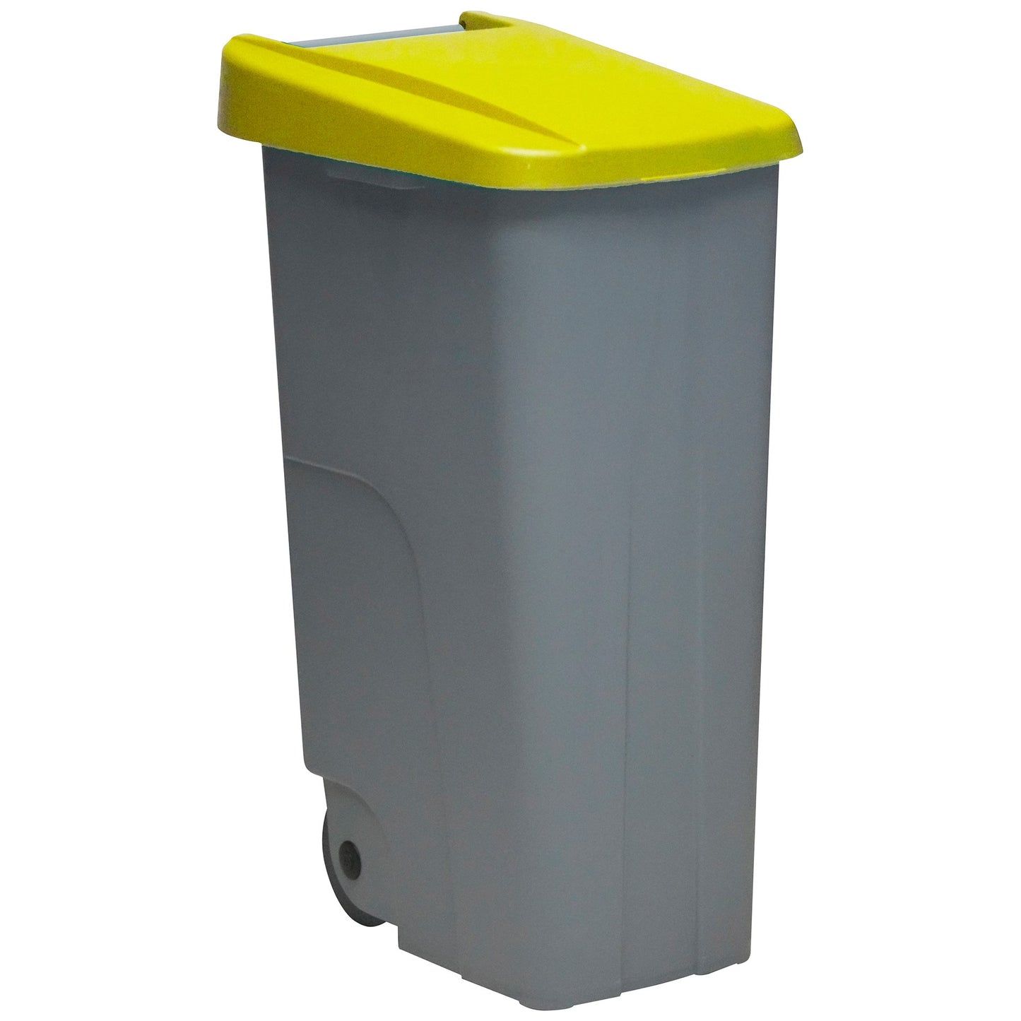 Contenedor Reciclo 110l Amarillo Cerrado 88x57x42 Cm Wellhome_0