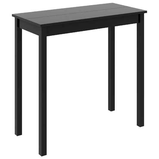 Mesa Alta Negra De Mdf 115x55x107 Cm_0