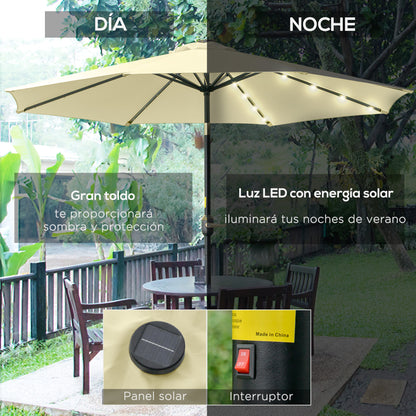 Outsunny Sombrilla Terraza Exterior_3
