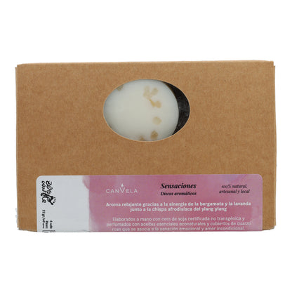 Discos aromáticos Sensaciones 100% Cera de Soja CanVela 6 uds
