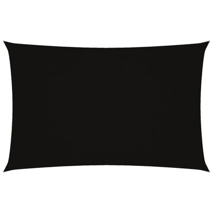 Vidaxl Toldo De Vela Rectangular Tela Oxford Negro 4x7 M_0