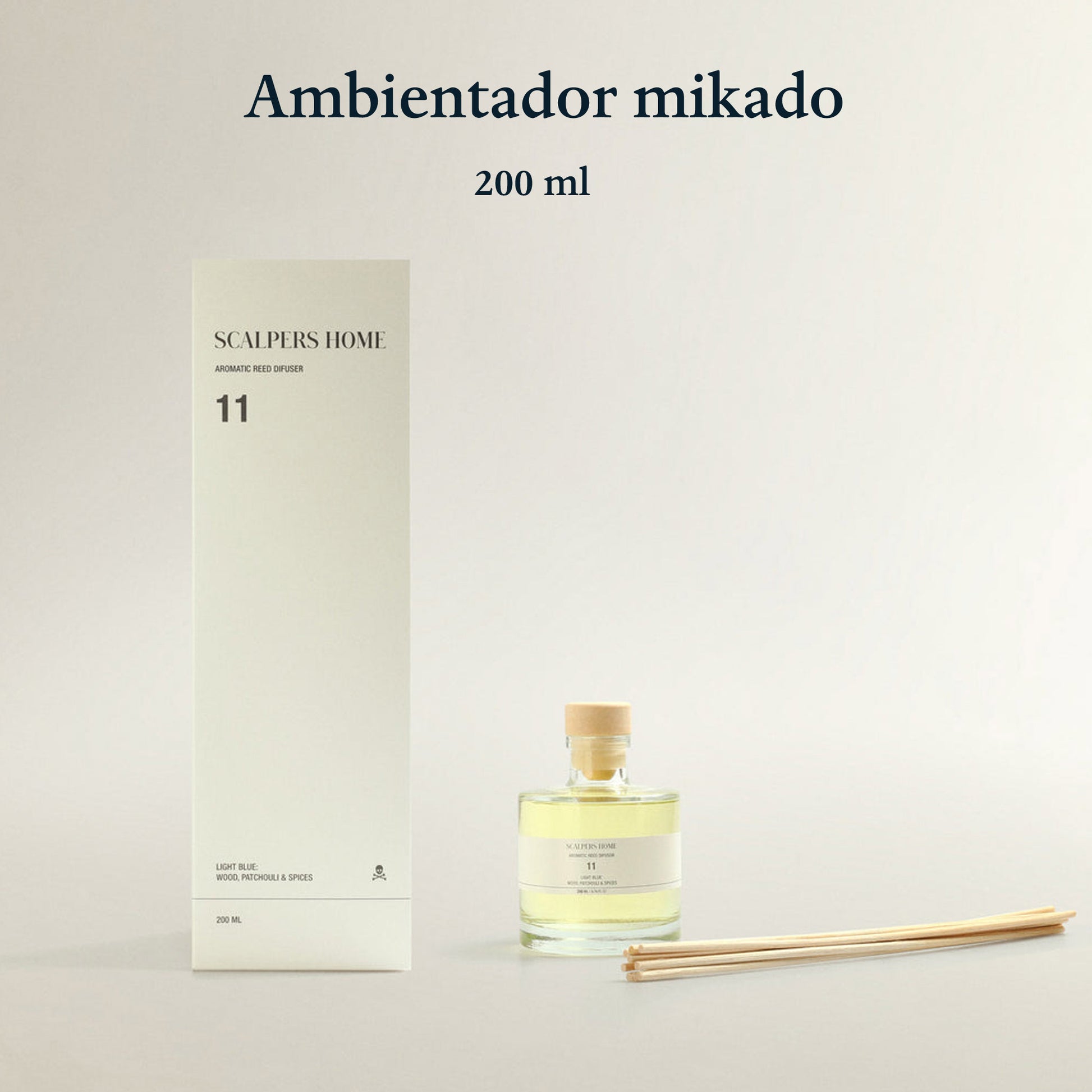 Difusor Mikado 200ml White Lotus Scalpers_1