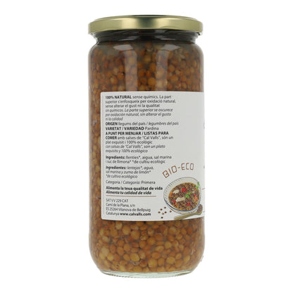 Lentejas cocidas ECO Cal Valls 500 g