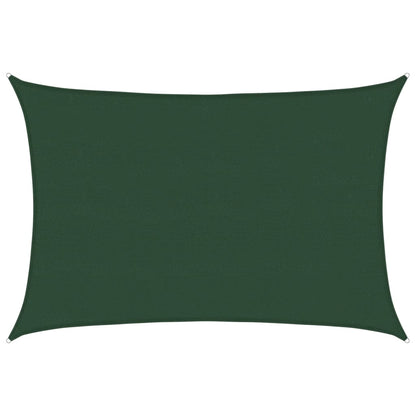 Vidaxl Toldo De Vela Hdpe Verde Oscuro 160 G/m² 5x7 M_0
