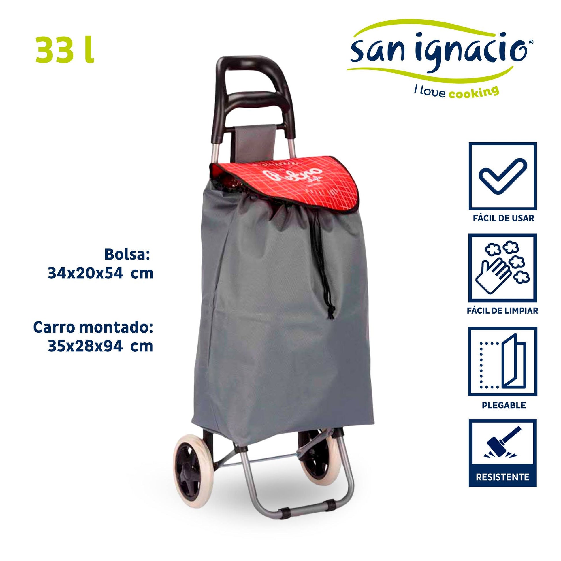 Carro De Compra 2 Ruedas Retro Kinvara – Estilo Vintage Para Tus Compras_1