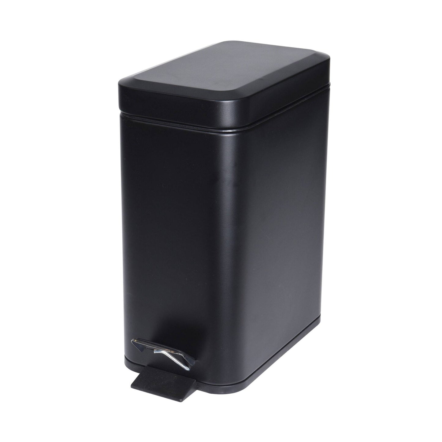Cubo Con Pedal 5l Metal Negro