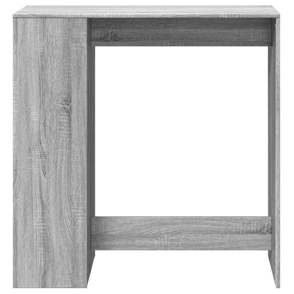 Mesa Alta Bar Con Estantes Gris Sonoma 101x40x103,5 Cm_2