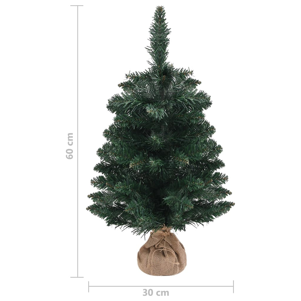 Vidaxl Árbol Navidad Artificial Con Soporte Pvc Verde 60 Cm_2