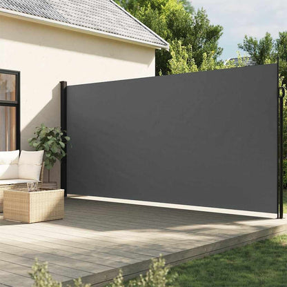 Vidaxl Toldo Lateral Retráctil Gris Antracita 220x500 Cm_1