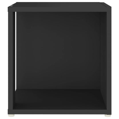 Mesa Auxiliar Madera Contrachapada Negro 33x33x34,5 Cm_3