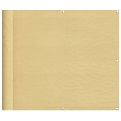 Vidaxl Pantalla De Balcón 100% Poliéster Oxford Color Arena 90x300 Cm_0