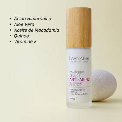 Contorno de Ojos Anti-aging 30 ml Labnatur Bio | Tratamiento Antiedad | Bolsas, Ojeras y Arrugas_1