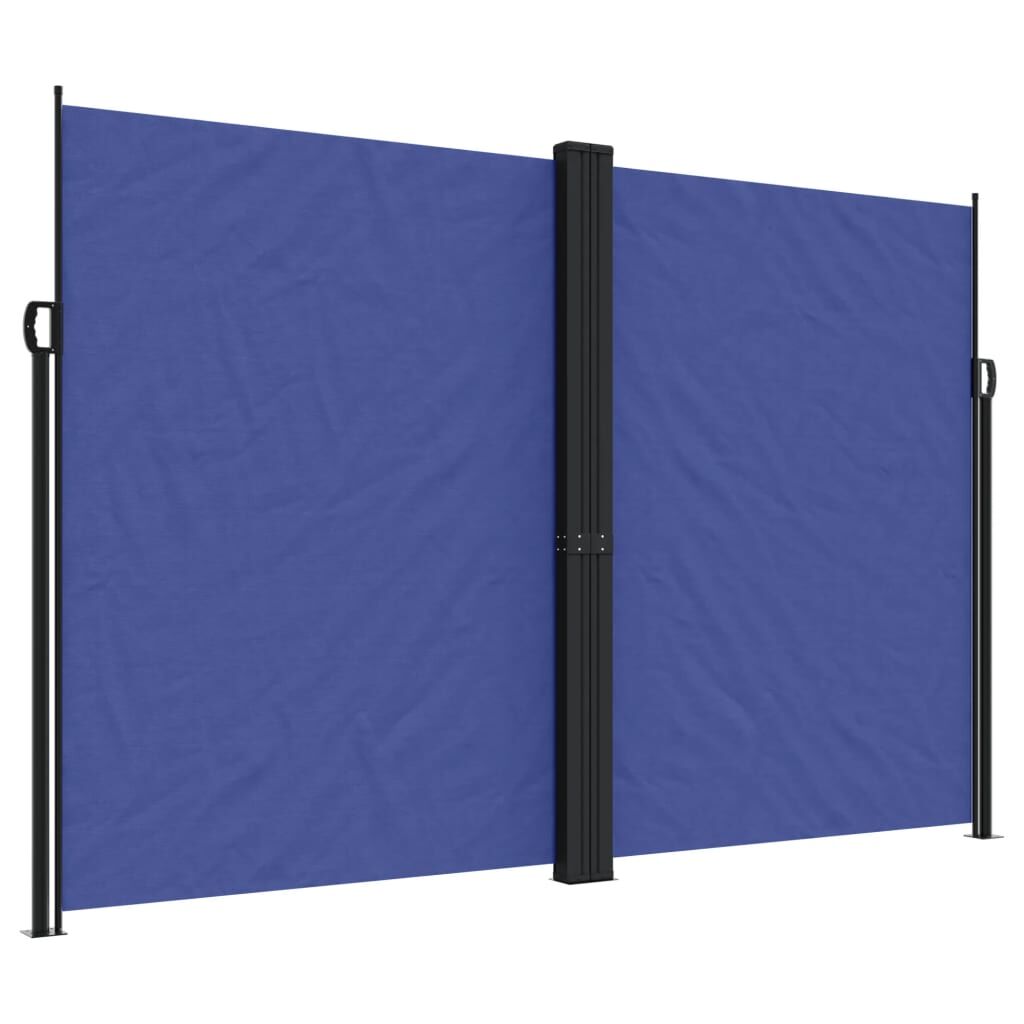 Vidaxl Toldo Lateral Retráctil Azul 220x1200 Cm_0