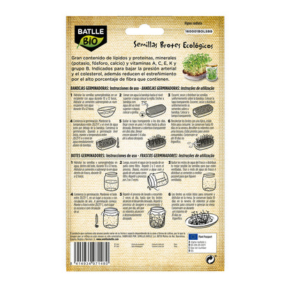 Semillas de Soja Verde ecológicas para germinados Batlle