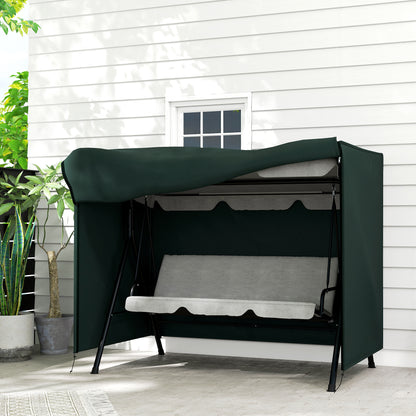 Outsunny Funda Columpios Jardín Con Cremallera Cubierta Muebles De Exterior_1