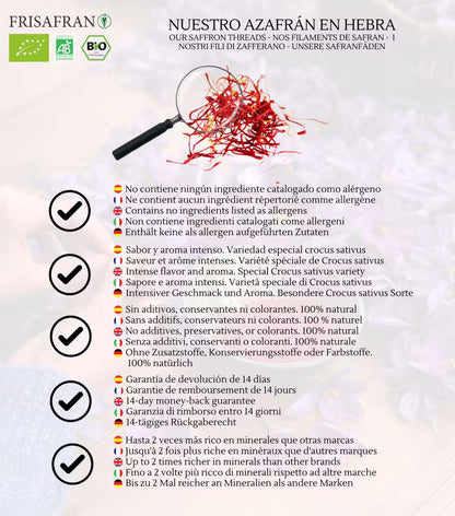 Azafrán En Hebra | Caja Plástica | Calidad | Frisafran 2 G_4
