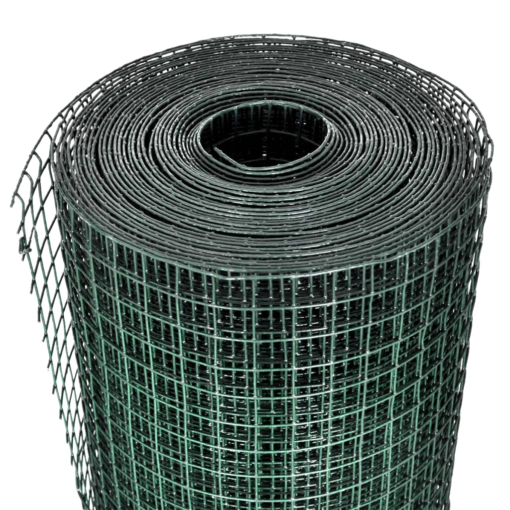 Alambrada De Gallinero Acero Galvanizado Verde 1x25 M / Vetonek_2