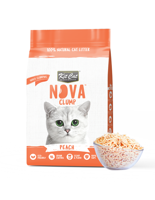 Kit Cat Arena Eco SoyaClump - Peach 7 L Arena para gatos