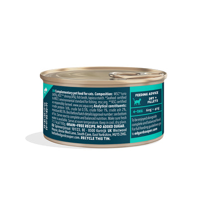 Filetes de atún con gambas para gatos Edgard & Cooper 70 g
