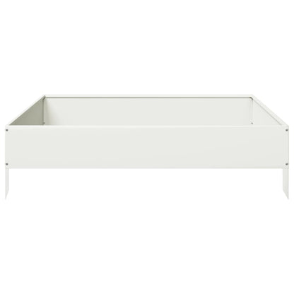 Arriate De Acero Blanco 100x100x26 Cm_4