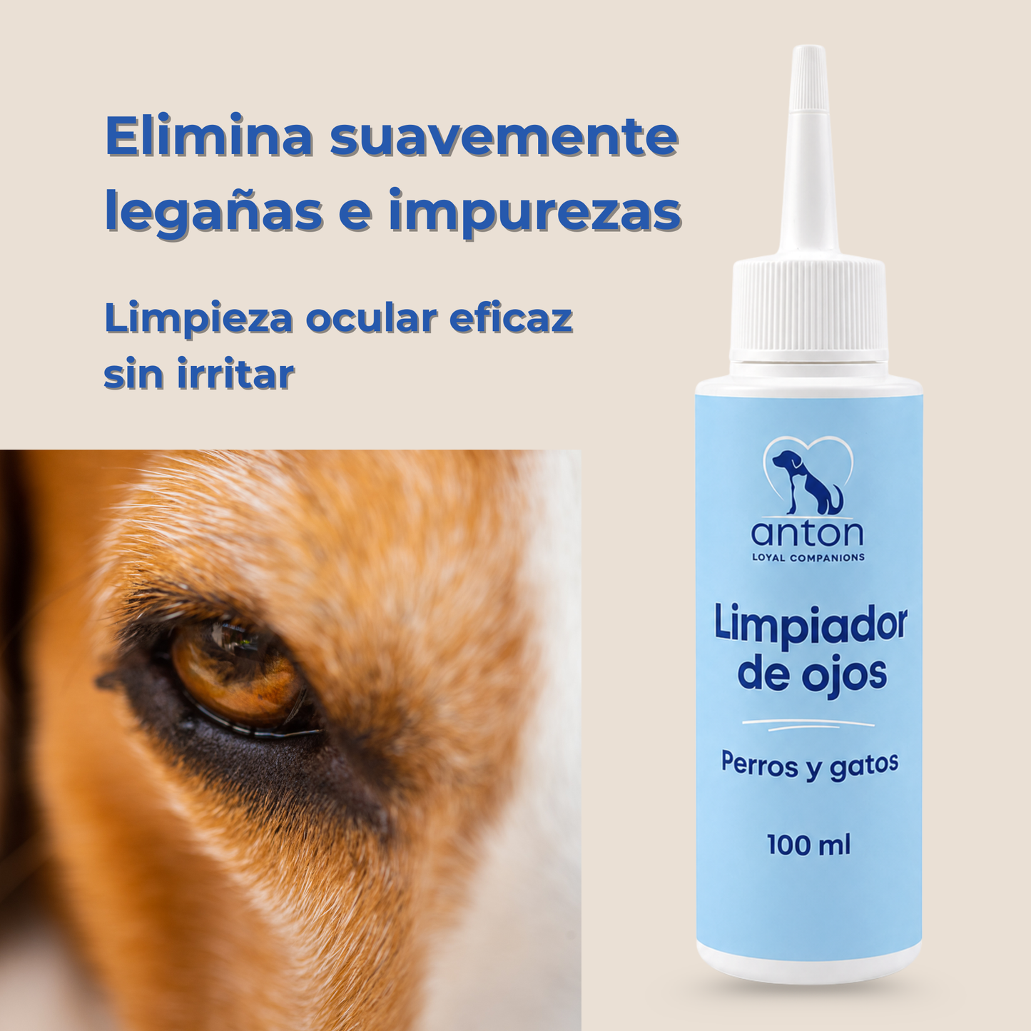 Limpiador natural para la higiene ocular de perros y gatos – 100 ml_1