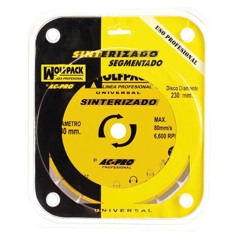 Disco Diamante 230 Mm. General Obra Segmentado Sinterizado