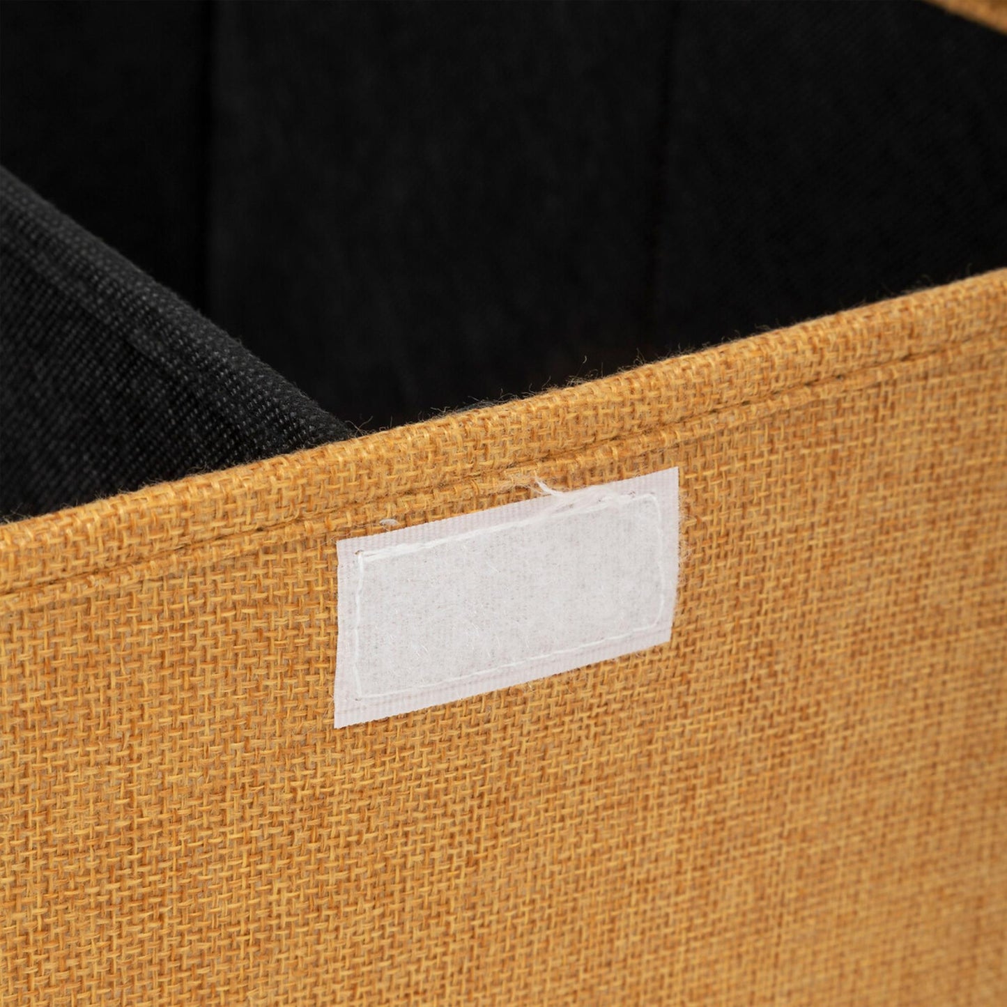 Cesta De Ropa Colors 74l Mdf Y Poliéster Mostaza_4