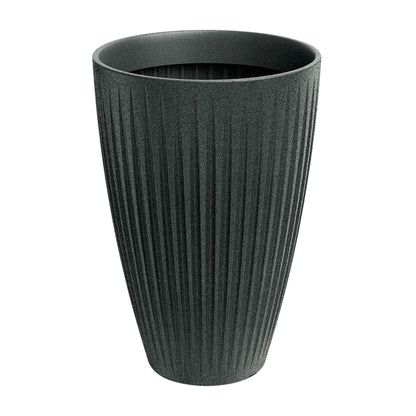 Maceta Latia Round High Ø60x58 Grafito Granito_0