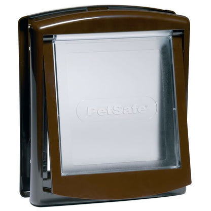 Petsafe Puerta Mascotas 2 Posiciones 730 Pequeña 17,8x15,2 Marrón 5018_0